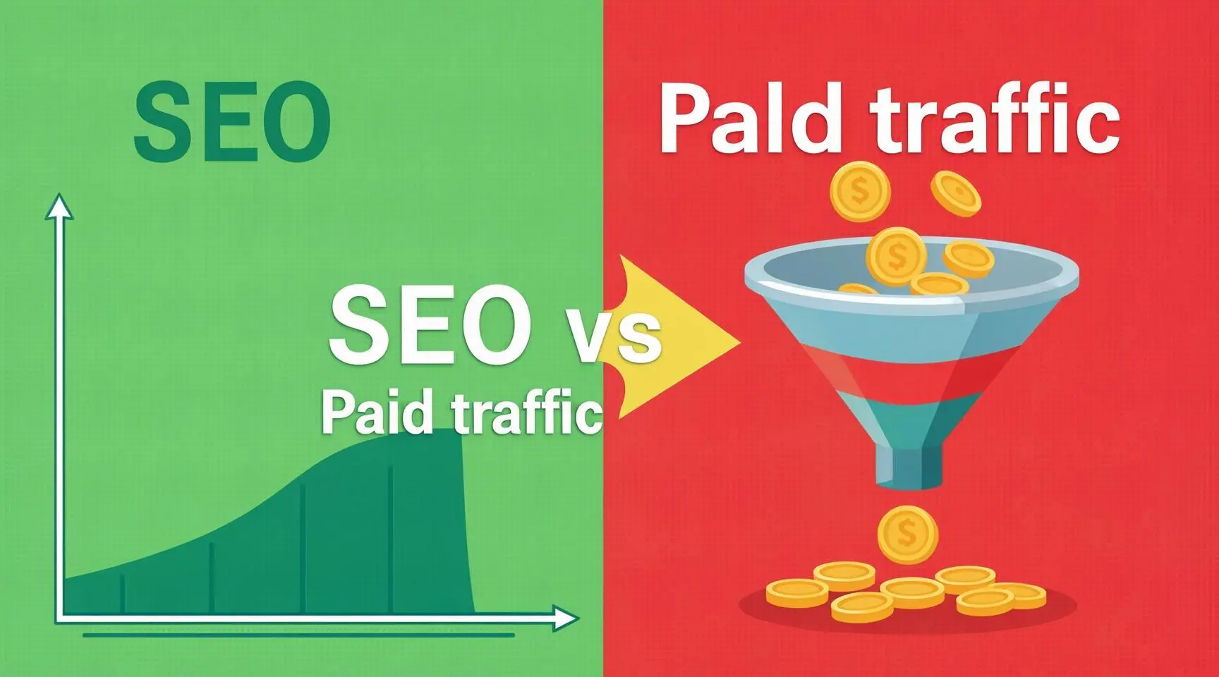 Diferença entre SEO e tráfego pago (orgânico vs pago)